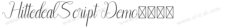 HittedealScript Demo字体转换